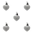thumbnail image 2 of Thinsony Heart-shaped Key Ring Keys Safe And Fashionable Personalized Key Chain white 5Set, 2 of 6