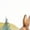 White-1, variant on Women Easter Bunny Watercolor Landscape Graphic Tees Cotton Crew Neck T Shirt fun Tops Black S-5XL