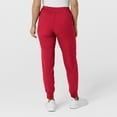 thumbnail image 2 of Wink W123 Women's Comfort Waist Cargo Jogger Scrub Pant Tall, Red, 1X Womens, 2 of 6