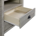 thumbnail image 6 of Alaterre Furniture Windsor 2-Drawer Wood Nightstand, Driftwood Gray, 6 of 8