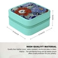thumbnail image 2 of ZFLMY Flower Book Cover Cloisonnism Jewelry Box for Necklace, Ring, Earring - Mother's Day & Anniversaries Gifts Green, 2 of 5