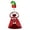 Red, variant on Holiday Porch Goose Outfits Bundle Elf Witch Pastel Cloak and Matching Hat Set for 23 Inch Lawn Goose Statues Christmas Halloween Fall Front Porch Decor