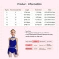 thumbnail image 7 of iiniim Kids Girls Fringe Rhinestones Latin Jazz Dance Leotard Dress Sparkly Performance Costume Red 16, 7 of 7