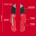 thumbnail image 3 of Hyper Tough Full Size Folding Lockback Utility Knife, 3 of 12