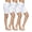 White, variant on 3 Pack Women Seamless Slip Shorts,Stretch High Waist anti chafe Yoga Bike Short Boyshort,Buttlift Panties spandex underwear shorts for Under Dress