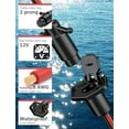 thumbnail image 2 of LUU-Trolling Motor Plug 12v, Waterproof Trolling Motor Plug and Receptacle Compatible With Minn Kota Marine Boat, 8AWG Boat Copper Wire, 4pcs Heat Shrinkable Butt Connectors_SAI, 2 of 8