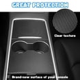 thumbnail image 5 of Xotic Tech Center Console Wrap Kit, Carbon Fiber Texture Console Protector Cover Interior Decoration Wrap Compatible with Tesla Model 3 2021-2023 & Model Y 2021-up Accessories, 5 of 9