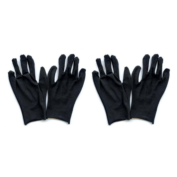 Jumpingount 12 pares de guantes de trabajo de algodón, guante de mano alta con forro para mujeres y hombres, manopla para servir, inspección, tienda, guía Delgada METRO 2piezas Jumpingount CBP591875