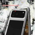 thumbnail image 3 of Dteck For iPhone 17 Pro Case Heavy Duty Rugged Military Grade Aluminum Metal Full Body Shockproof Dustproof Protective Cover with Built-in Tempered Glass Screen Protector, Green, 3 of 7