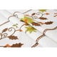 thumbnail image 5 of Tablecloth, Water Resistant Linen Table Cloth Embroidery Farmhouse Floral Rectangle Tabletop Cover for Dinning Outdoor (Rectangle/Oblong, 140*180cm,4-6 Seats, Green Flower), 5 of 5