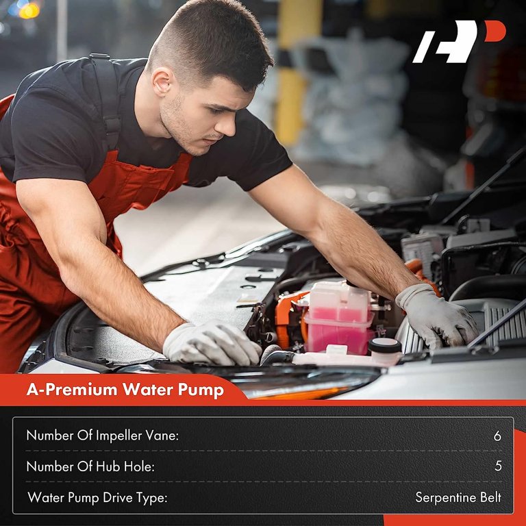 Engine Water Pump With Gasket For Volvo 240 244 245 740 745 760 780 940 L4 2.3L