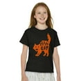 thumbnail image 3 of Vintage Halloween Scaredy Cat Cute Girls Kids T Shirt Tees Teen Brisco Brands L, 3 of 6