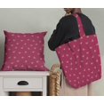 thumbnail image 5 of Soimoi Pink Heavy Canvas Fabric American Robin Bird Fabric Prints by Yard 58 Inch Wide, 5 of 5