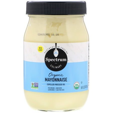 (Case of 12 )Spectrum Naturals Organic Mayonnaise with Cage Free Eggs - 16 oz