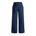 thumbnail image 3 of Posijego Women's Jogger Pants High Waisted Straight Leg Lightweight Solid Color Workout Pants Running Pants with Pockets, 3 of 7