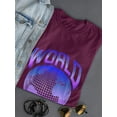thumbnail image 3 of Abstract World Rave Style. T-Shirt Women -Image by Shutterstock, Female Small, 3 of 4