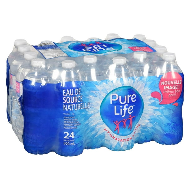 Nestlé® Pure Life® Eau de Source Naturelle, Bouteille en Plastique de 500 ml