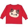 thumbnail image 3 of Inktastic Cute Cat, Little Cat, Kitten, Kitty, Cute Animal Boys or Girls Long Sleeve Toddler T-Shirt, 3 of 5