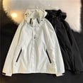 thumbnail image 5 of Chaquetas casuales americanas funcionales para exteriores para hombre, chaqueta impermeable, fina, transpirable, con capucha, otoño, vintage Y2K, chaquetas para hombre, 5 of 5