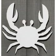 DCentral CRAB Flexible Magnet: Double-Sided Dcor; Double-Sided. Bright White-Easier to See Day & Night. Decorative. Helps to Stop Walking into Screens, Covers Tears in Screens Size L 4.5" x W 4.5 "