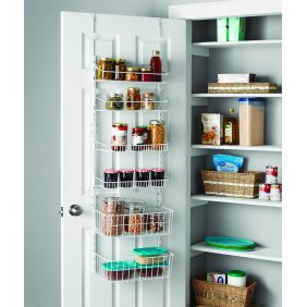 Over The Door Organizer Rack 5ft For Pantry Bathroom Spices