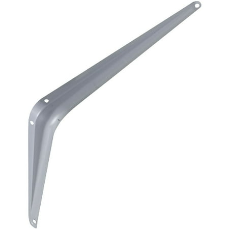 

3PK National 211 8 In. D. x 10 In. H. Gray Steel Shelf Bracket