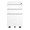 White | 3-Drawer, variant on Hassch Mobile File Cabinet with Lock, Metal Filing Cabinet with 3 Storage Drawers for Letters/Legal/A4, Fully Assembled Except Wheels, White