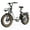 White, variant on U05 Electric Bike for Adults, 1800W Peak Motor, 48V 13Ah Removable Battery,28MPH,90 Miles Range, 20"×4 Fat Tire Ebike, UL2849 Certified, Fast Charging, Stable Comfort Commuter Ebike, Black