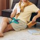 thumbnail image 5 of Fotbe Cool Dino Playing Skateboard Pantalones Cortos de Pijama para Hombre, Ropa de Dormir, Pantalones de Pijama Cortos para Hombre-4X-Large, 5 of 6