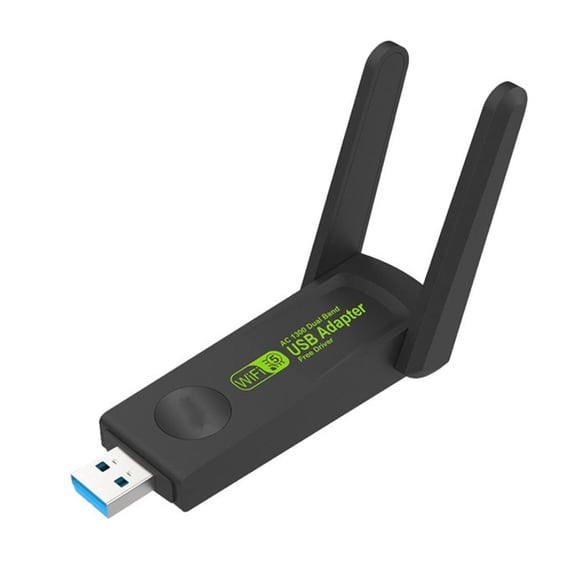 1300Mbps High-Speed USB WiFi Adapter, Dual Band 2.4G/5G Wireless Network Dongle for PC and Laptop