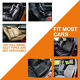thumbnail image 5 of Almohada de cuero para el cuello del automóvil con barra deslizante ajustable y rotación de 360°, almohada para el cuello del asiento del automóvil, soporte para reposacabezas del automóvil, 5 of 5
