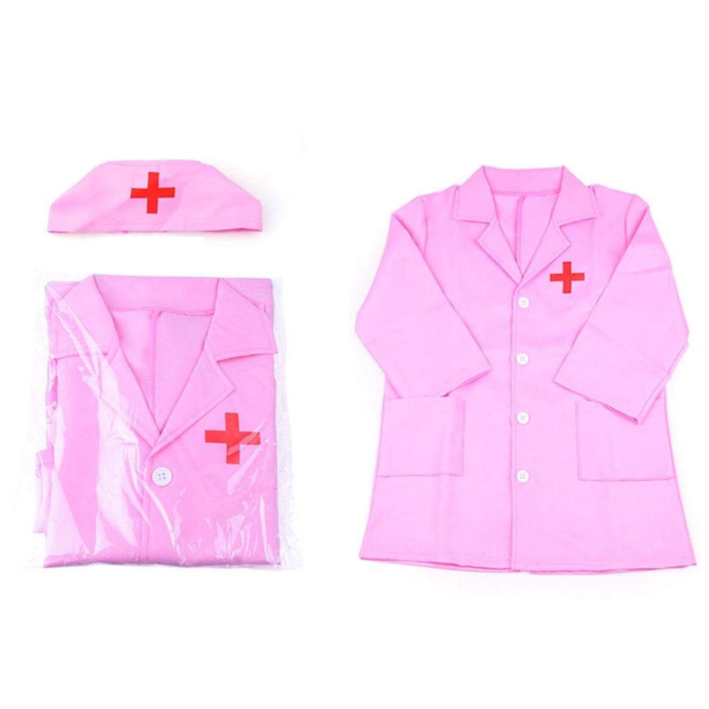 Role Play Doctor Pretend Play Uniform For Kids Cosplay Costumes Dress