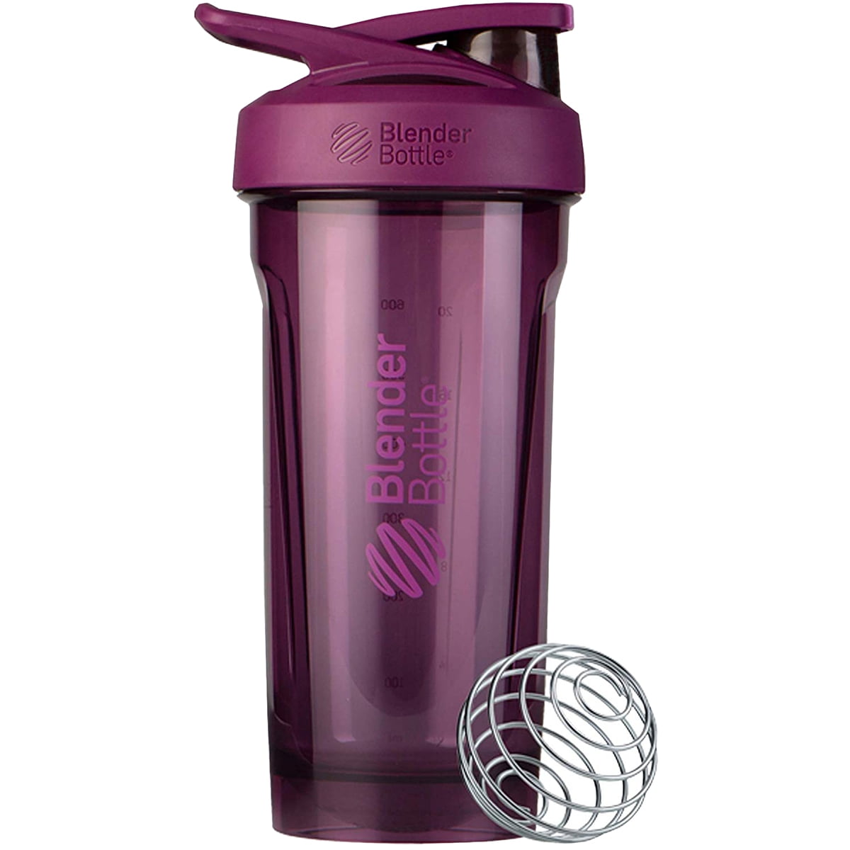 Blender Bottle Strada 28 oz. Tritan Shaker Cup with Loop Top Plum