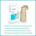 thumbnail image 3 of McKesson Wrist Splint for Carpal Tunnel, Elastic Sleeve Brace, Left Hand, Small, 1 Ct, 3 of 12