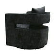 thumbnail image 6 of TOV Furniture Kennedy Black Swivel Chair, 6 of 8