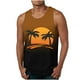 thumbnail image 1 of Camiseta sin mangas de cuello redondo para hombre, moda informal de verano, chaleco holgado, estampado deportivo, camiseta sin mangas de cuello redondo, blusa de poliéster para hombre, 1 of 3