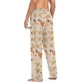 thumbnail image 6 of Top-kevin Acorns Fallen Oak Leaves Pajama Pants for Men Men's Pajama Pants Mens Pajama Bottoms with Drawstring, 6 of 13