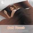 thumbnail image 4 of 3 Piece Dark Orange Black Ombre Duvet Cover Set California King,Microfiber Comforter/Quilt Cover with Corner Ties and 2 Pillowcases,Modern Gradient Abstract Art All Season Bedding with Zipper Closure, 4 of 8