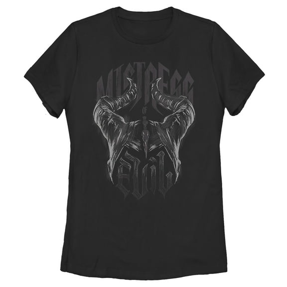 Women's Maleficent: Mistress of All Evil Sketch Horns Graphic Tee Black Medium