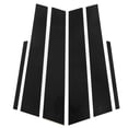 thumbnail image 2 of Pillar Posts Decal Trim, PC Side Door Window Cover Left Right Anti Wear Firm Waterproof  for Car, 2 of 8