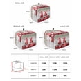 thumbnail image 2 of Red Gnomes Small Toaster Cover 2 Slice, Kitchen Appliance Covers, Valentine Roses Love Leaves Wood Rustic Toaster Oven Cover with Loop, Bread Machine Cover Polyester Dust Cover Protection, 2 of 4