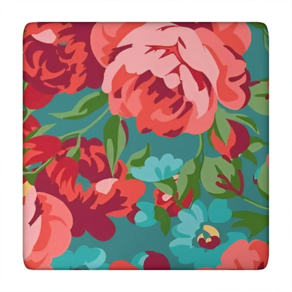 Square Tablecloth with Elastic Edges 34 * 34 Inch Waterproof Pioneer Table Cover Washable Indoor and Outdoor for Party Kitchen Dinner Banquet Patio Picnic