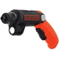 thumbnail image 1 of Destornillador Inalámbrico BLACK + DECKER BDCSFL20C Recargable Luz LED 4V MAX Compacto Ligero Negro y Anaranjado BLACK+DECKER BDCSFL20C, 1 of 2