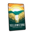 thumbnail image 1 of Yellowstone National Park Sign Vintage Looking Decorative Signs Home Décor Gift 8x12 Matte 108120086042, 1 of 5