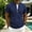 Navy# Mens Shirts, variant on Vetsdori Mens Short Sleeve T-Shirts Sport Summer Zipper Waffle Casual Jacket Plain Trendy Tops for Men