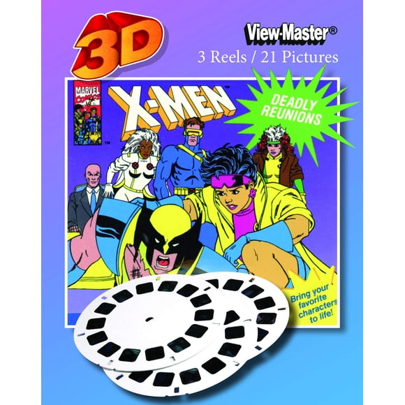 X-Men - Deadly Reunions - Classic ViewMaster- New 3Reel Set 21 3D Images