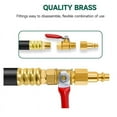 thumbnail image 3 of RV Winterizing Kit, Water Blowout,Air Compressor Quick Connect Plug to 3/4inch Hose Blowout Adapter with Valve, 3 of 6