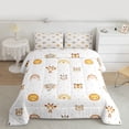 thumbnail image 2 of Homewish Cute Elephant Giraffe Lion 3 Pieces Queen Comforter Set For Children Teens Girls,Cartoon Animal Ultra Soft Bedding Sets,Kawaii Cartoon Rainbow Stars Bedding Comforter Set, 2 of 8