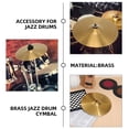 thumbnail image 3 of Ensemble de Tambours Cymbal Jazz Cymbal Percussion Cymbal Laiton Crash Cymbal, 3 of 5
