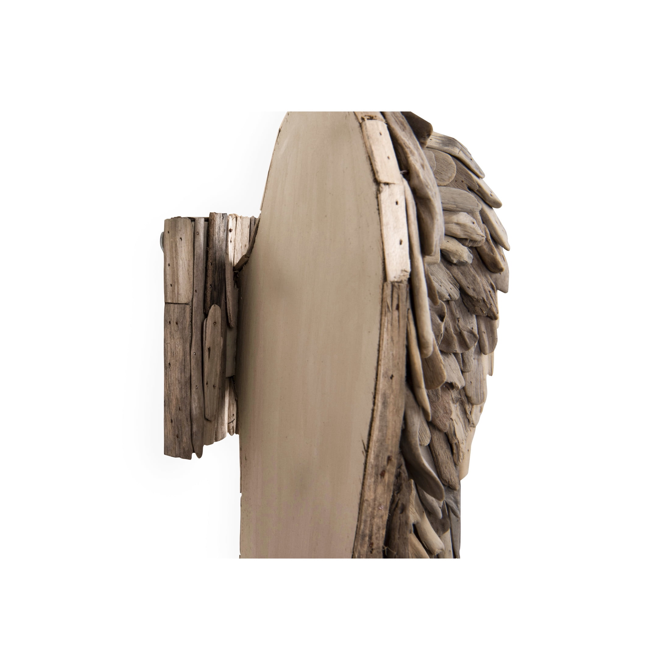 Creative Co-Op Driftwood Angel Wings Wall Decor, Brown